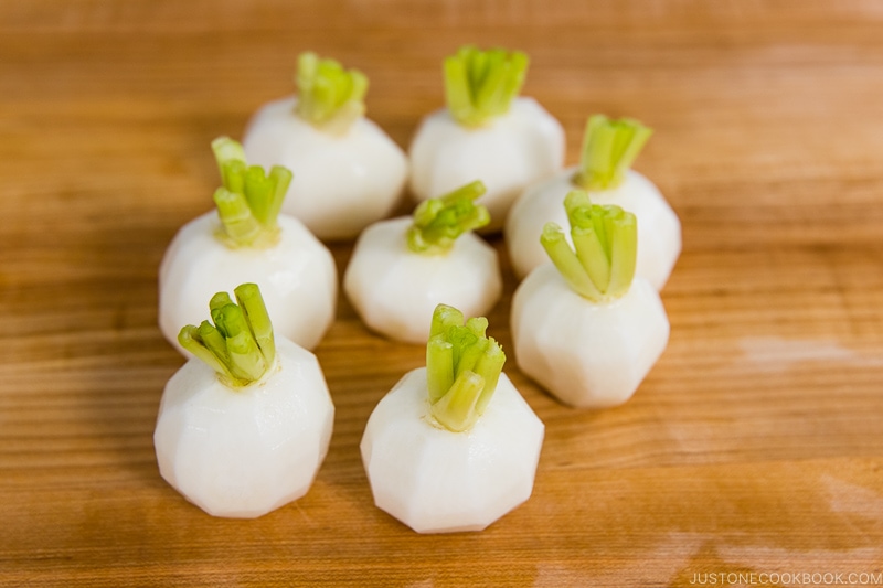 Japanese Turnips with Soboro Ankake Sauce 4