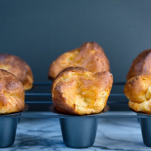 Popovers with Strawberry Butter • Just One Cookbook