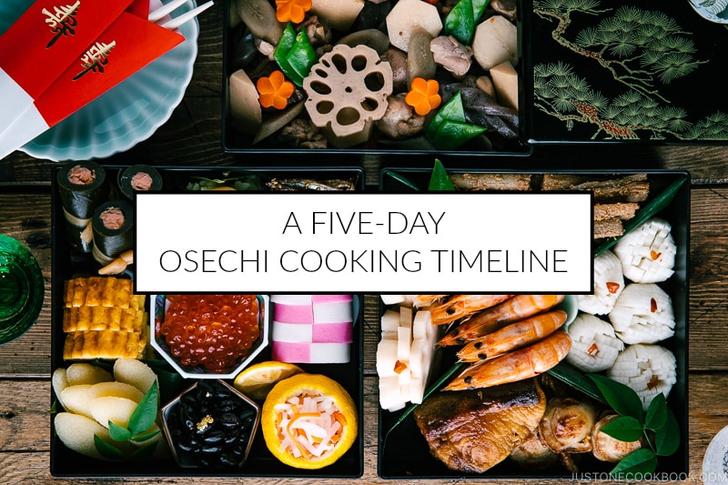 A 5-Day Osechi Cooking Timeline