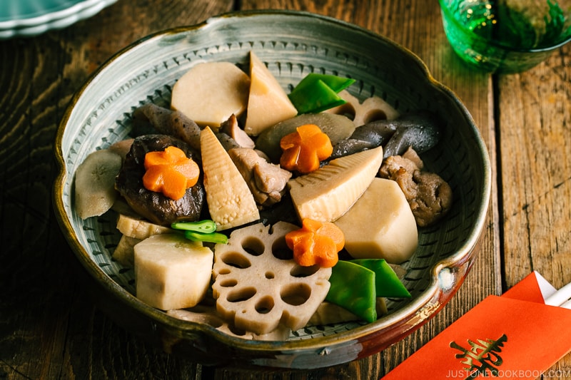 Nishime Recipe: Simmered Chicken and Vegetables