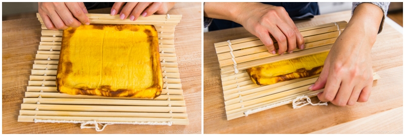 Manyo Sudare Bamboo Tamagoyaki/Datemaki Rolling Mat 300x300mm