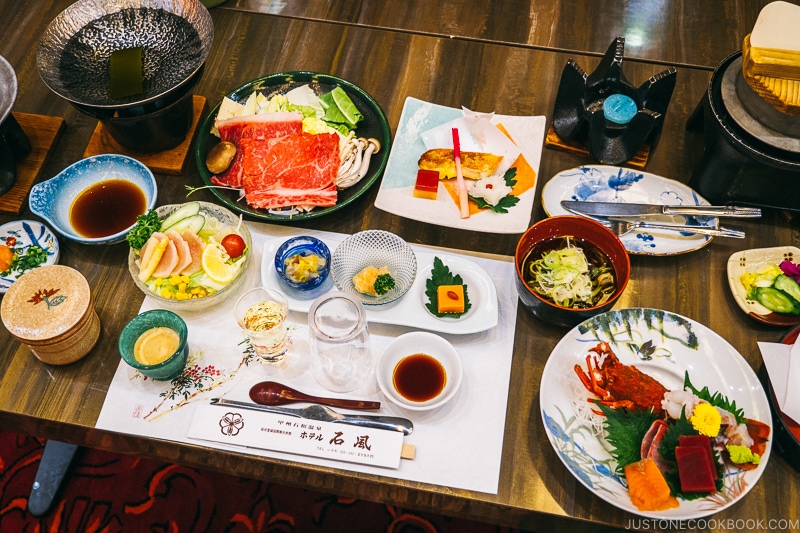 New Year's eve dinner at Hotel Sekifu - Celebrate New Year at Isawa Onsen in Yamanishi | www.justonecookbook.com 