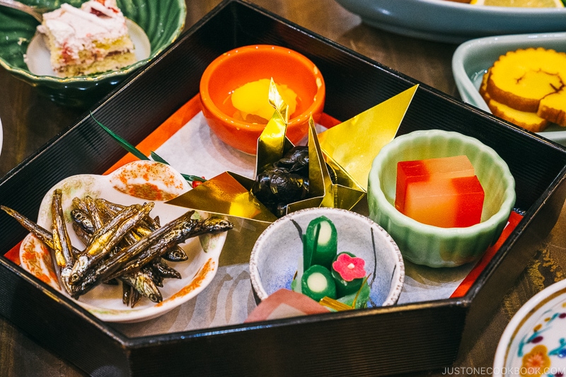 New Year's osechi ryori - Celebrate New Year at Isawa Onsen in Yamanishi | www.justonecookbook.com 