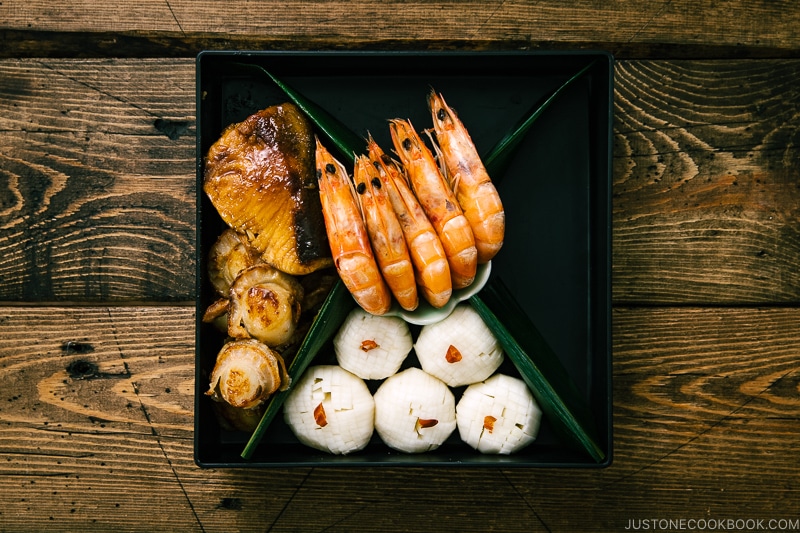Packing Osechi Ryori (Japanese New Year Food)