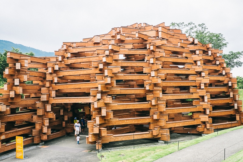 Woods of Net created by Tezuka Architects - The Fabulous Museums in Hakone | www.justonecookbook.com 