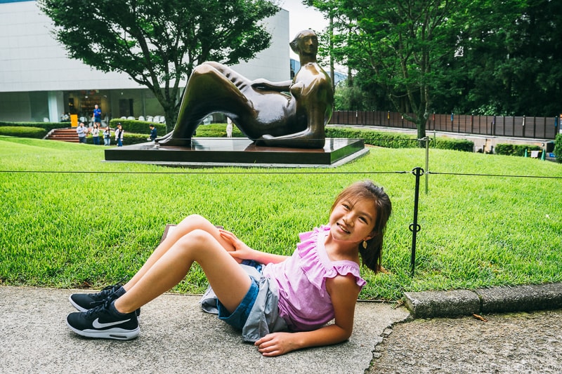 Reclining Figure by Henry Moore - The Fabulous Museums in Hakone | www.justonecookbook.com 