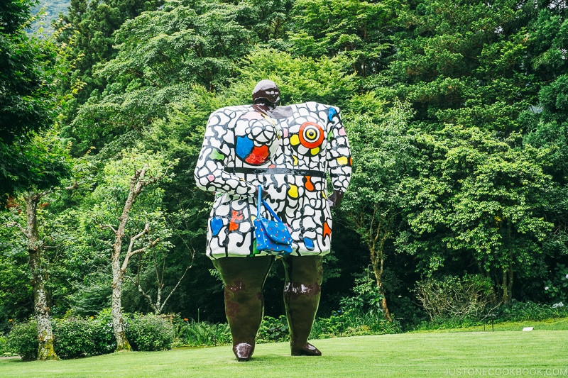 Miss Black Power by Niki de Saint Phalle - The Fabulous Museums in Hakone | www.justonecookbook.com 