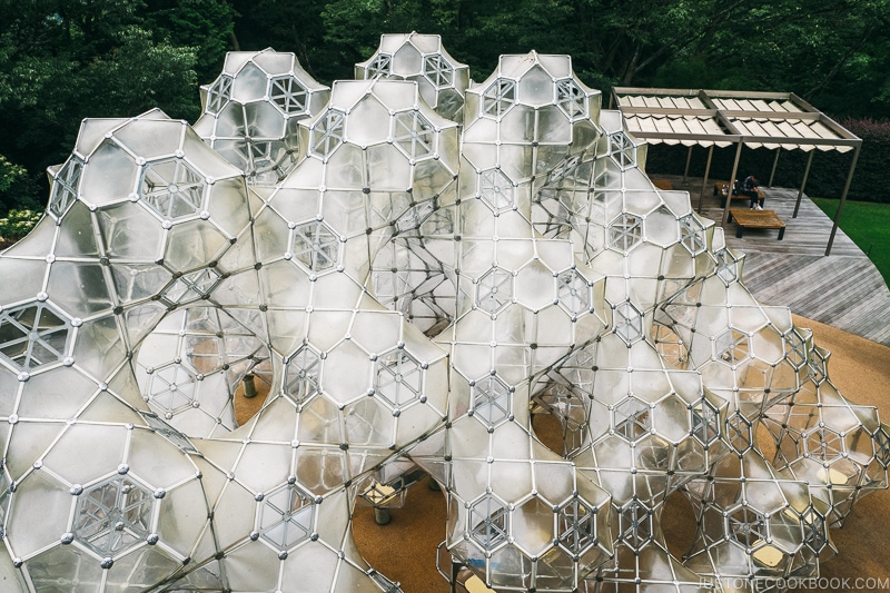 Curved Space-Diamond Structure by Peter Pearce - The Fabulous Museums in Hakone | www.justonecookbook.com 