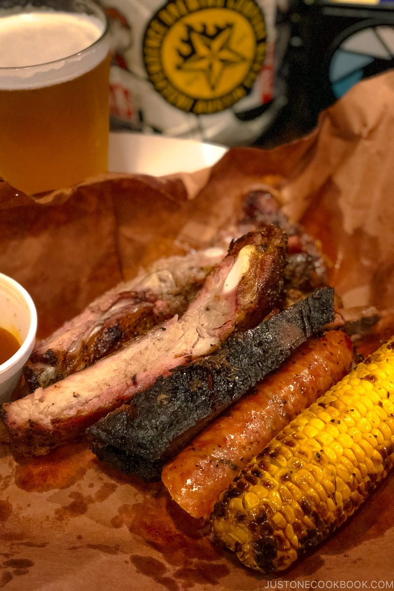 Assorted bbq meats at Cooper's Old Time Pit Bar-B-Que