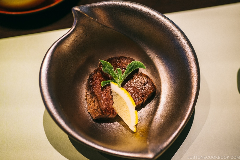 Roast beef (poeling cooking method) at Hotel Kaneyamaen - Things to do around Lake Kawaguchi | www.justonecookbook.com 