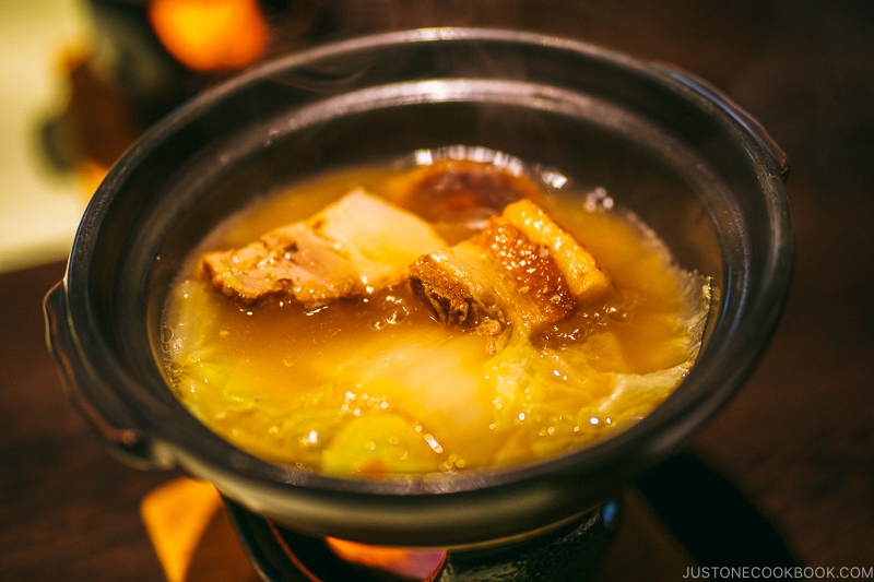 Fujisakura pork kakuni at Hotel Kaneyamaen - Things to do around Lake Kawaguchi | www.justonecookbook.com 