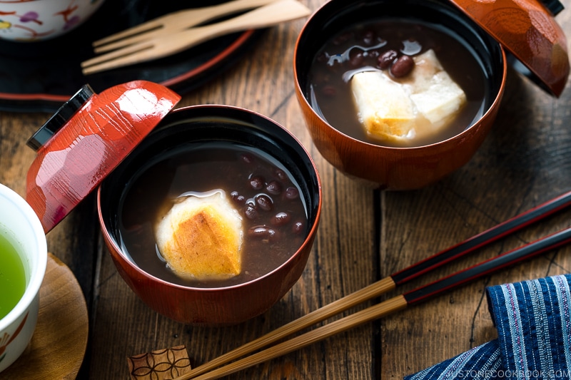 Zenzai (Oshiruko) – Red Bean Soup with Mochi ????