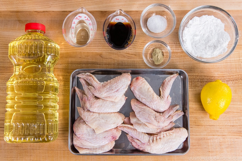 Fried Chicken Wings Ingredients