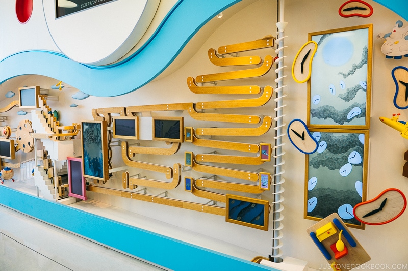 Rube Goldberg machine - Fujiko F Fujio Museum | www.justonecookbook.com