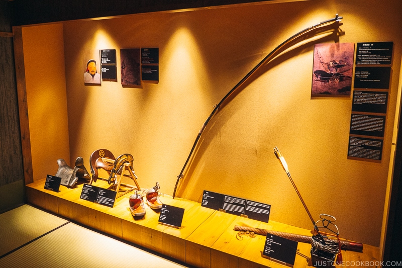 equipment used by samurai - Samurai Museum Tokyo | www.justonecookbook.com