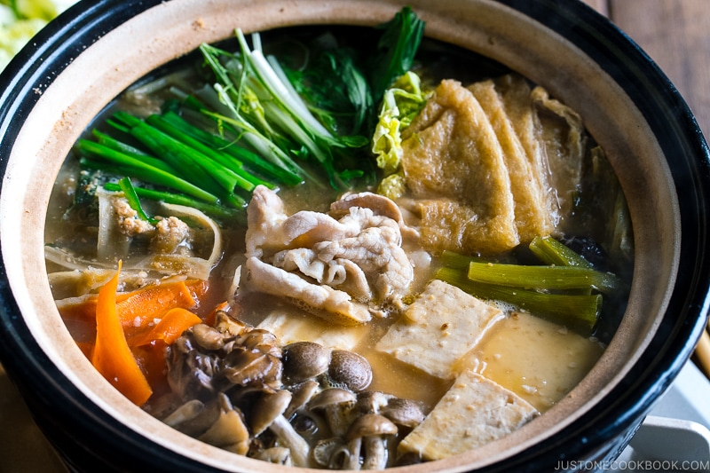 Vegan Nabe: Healthy Japanese Hot Pot Soup With Miso