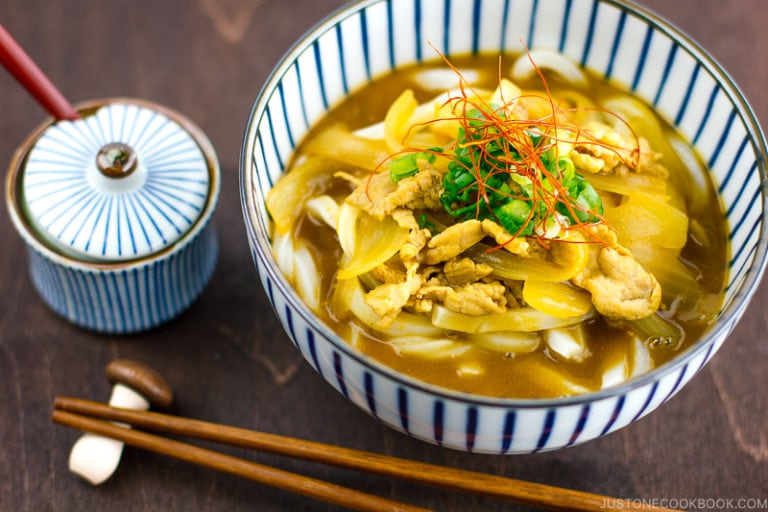 Cold Curry Udon 冷やしカレーうどん • Just One Cookbook