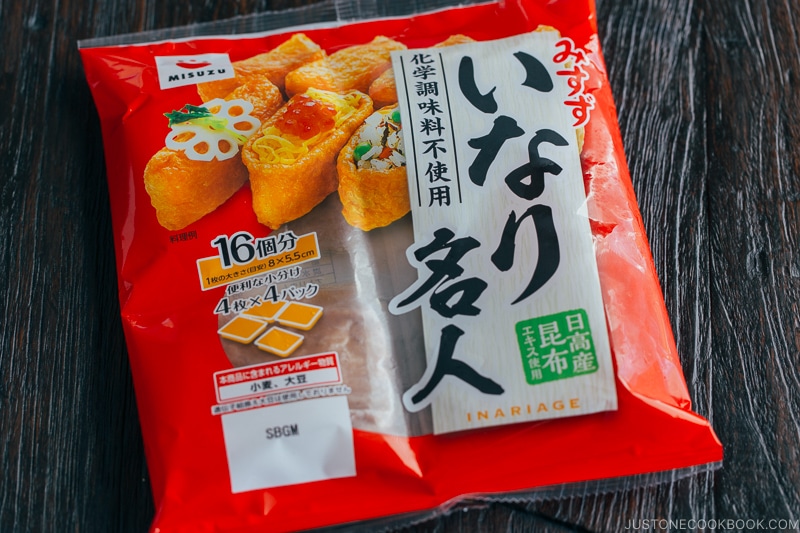 Inari Age (Seasoned Deep-Fried Tofu Pouch) | Easy Japanese Recipes at JustOneCookbook.com