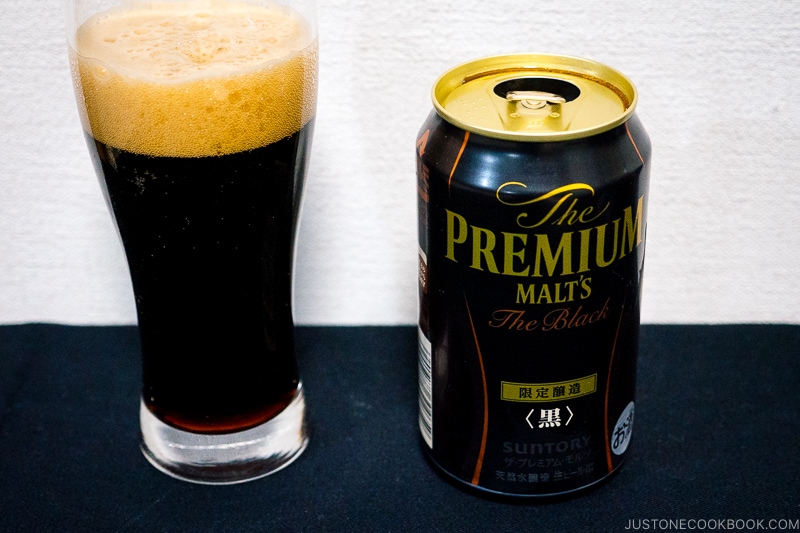 The Premium Malt's The Black - Japanese Beer Guide (Big Beer + Craft Beer) | www.justonecookbook.com 