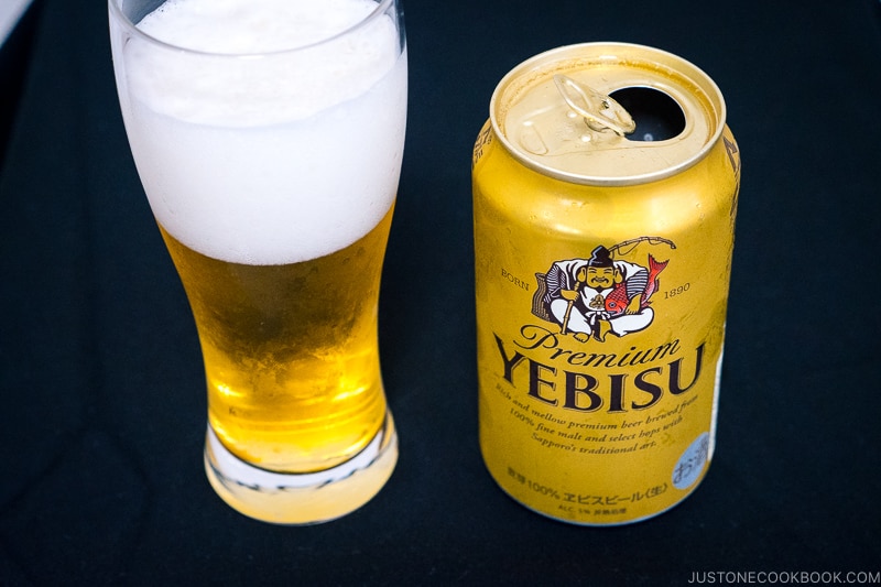 Premium Yebisu - Japanese Beer Guide (Big Beer + Craft Beer) | www.justonecookbook.com 