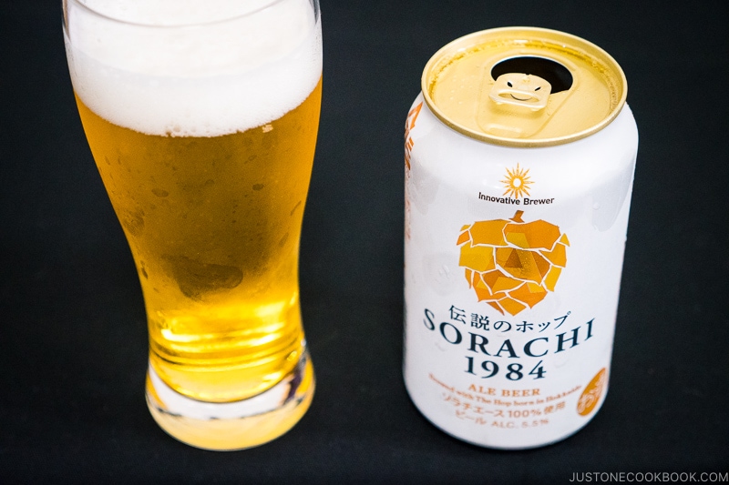 Sorachi 1984 Ale Beer - Japanese Beer Guide (Big Beer + Craft Beer) | www.justonecookbook.com 