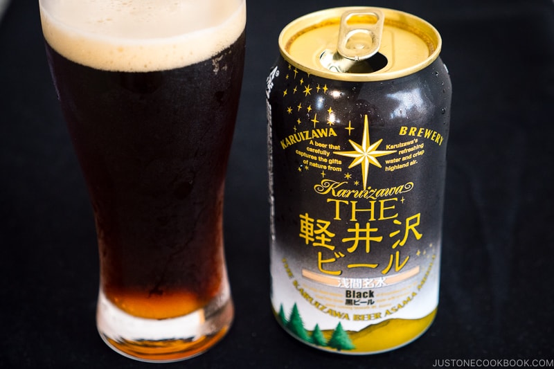 Karuizawa Black Beer - Japanese Beer Guide (Big Beer + Craft Beer) | www.justonecookbook.com 