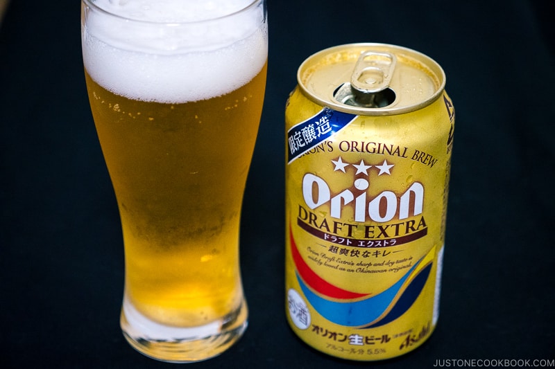 Orion Draft Extra - Japanese Beer Guide (Big Beer + Craft Beer) | www.justonecookbook.com 