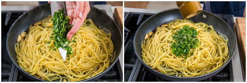 Shiso Garlic Pasta 11