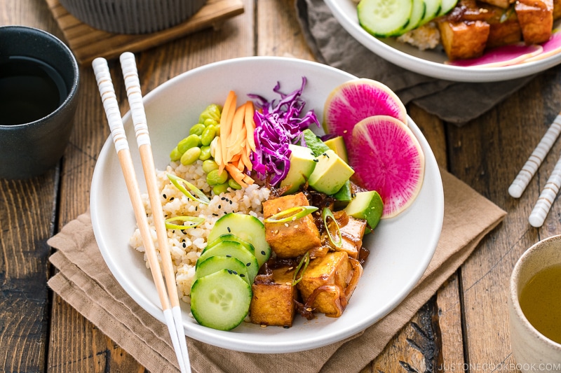 Poke vegetariano