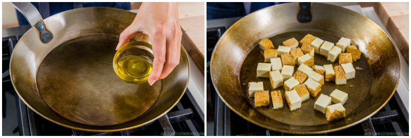 Creamy Miso Pasta with Tofu and Asparagus 6