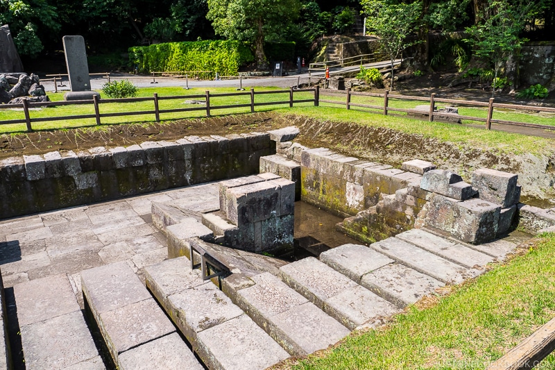 reverberatory furnace at Sengan-en 仙巌園