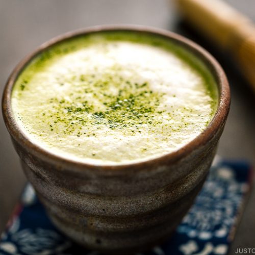 Green Tea Latte 抹茶ラテ • Just One Cookbook