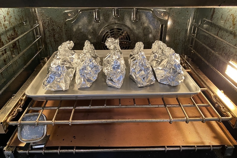 Salmon in Foil Oven