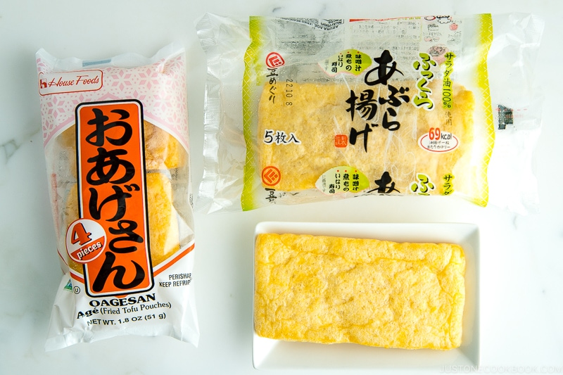 Aburaage (Japanese Fried Tofu Pouch) | Easy Japanese Recipes at JustOneCookbook.com