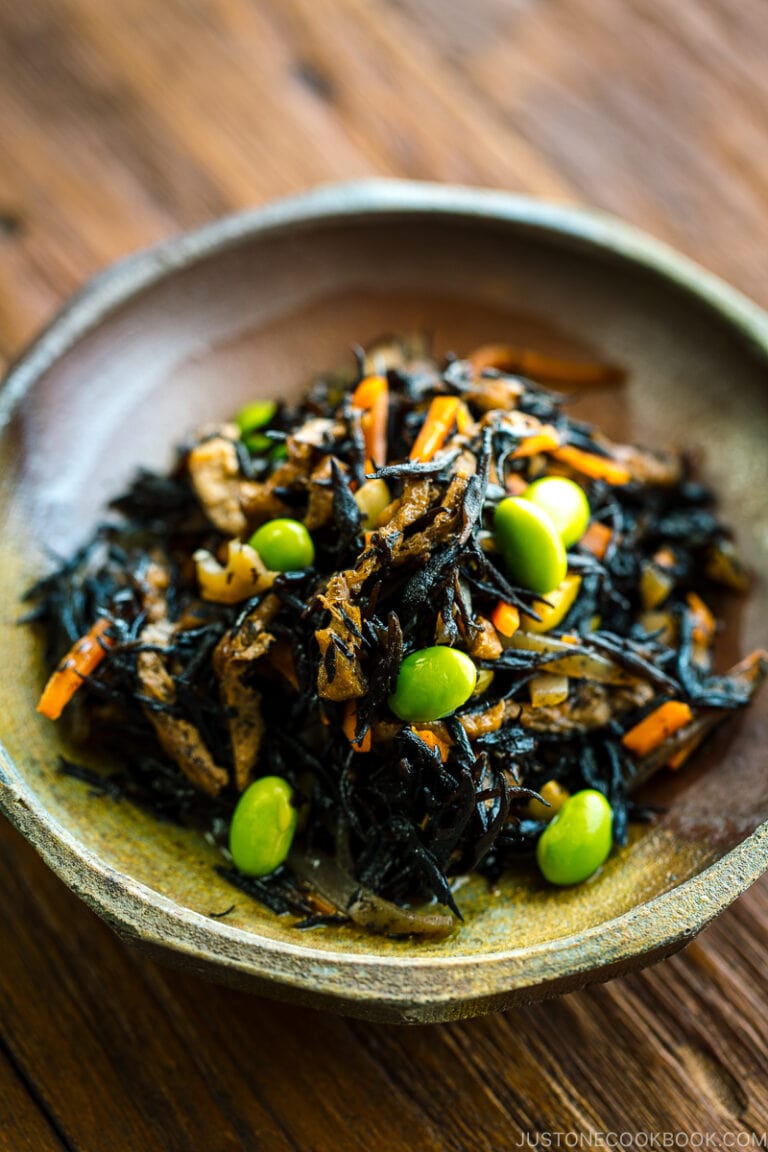 Hijiki Seaweed Salad ひじきの煮物 • Just One Cookbook
