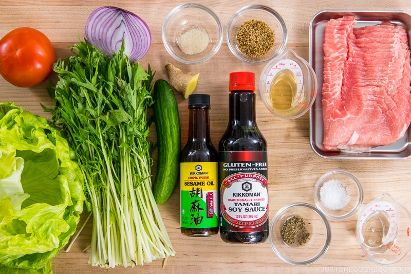 Shabu Shabu Salad Ingredients