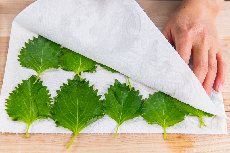 shiso drying