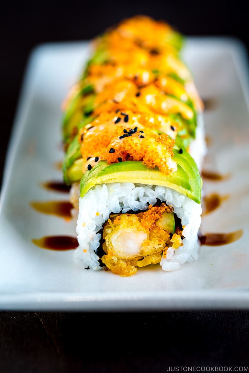 Crunchy Dragon Roll Sushi