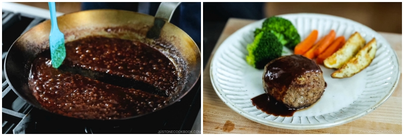 Hamburger Steak Bento ハンバーグ弁当 • Just One Cookbook