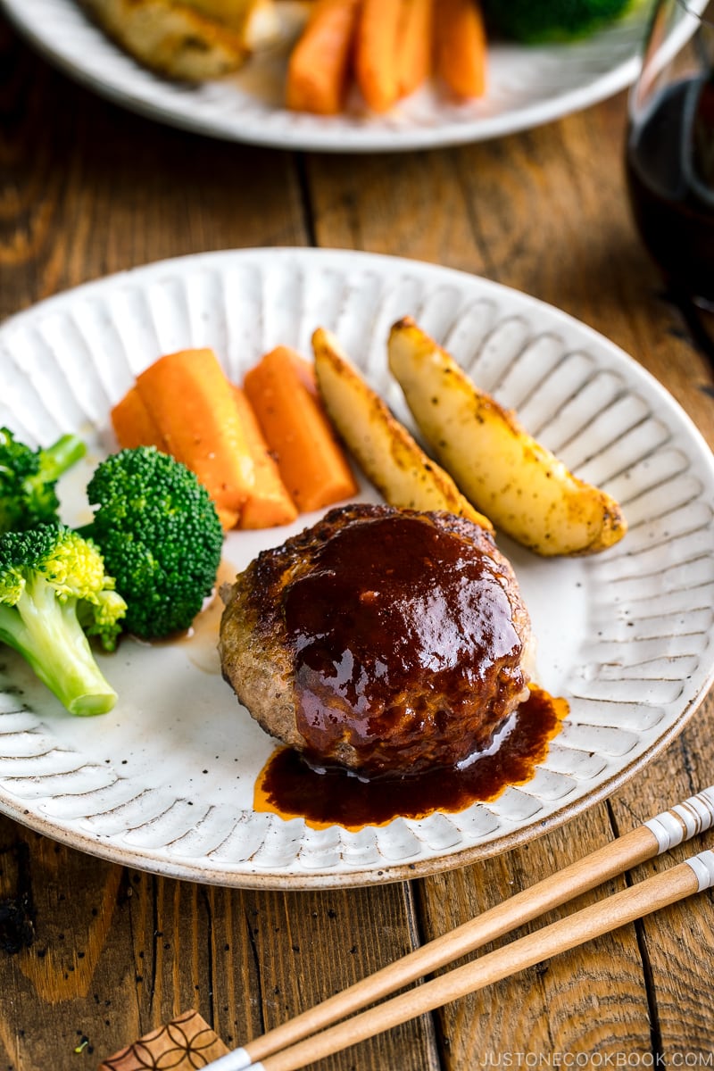 Japanese Hamburger Steak (Hambagu) • Just One Cookbook