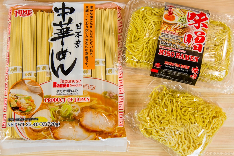 Japanese Ramen Noodle Packages