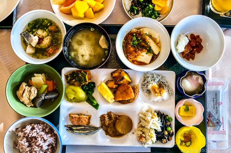 breakfast at Shiroyama Hotel Kagoshima