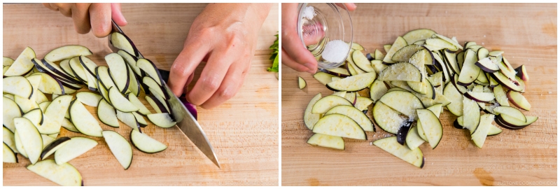 Eggplant Myoga Salad 3