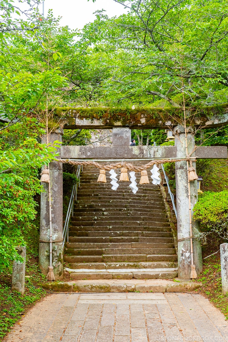 torii gate at Takeo Shrine