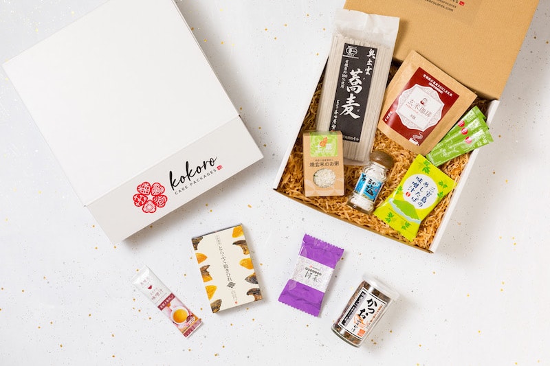 Kokoro Care Packages Yuzu Nourishing Care package featuring delicious yuzu-flavored goodies