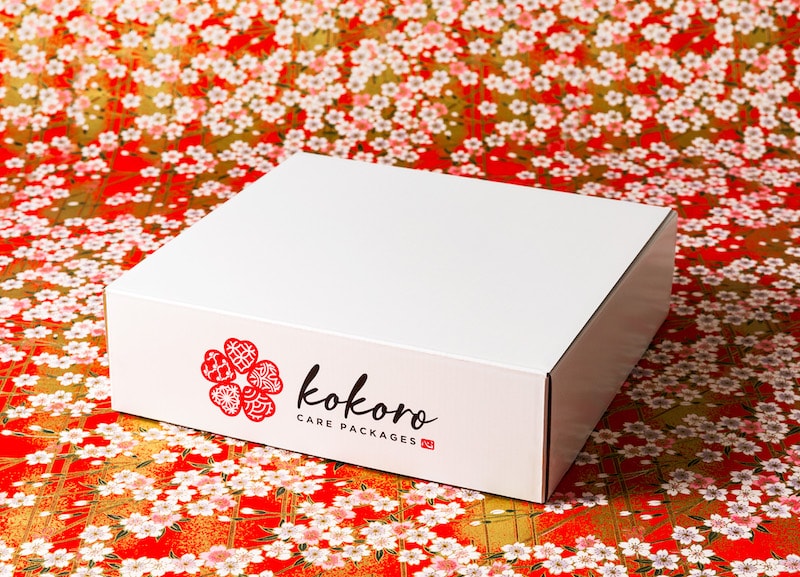 Beautiful box of Kokoro Care Package