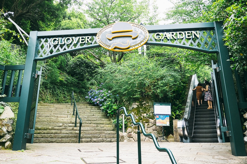 entrance gate at Glover Garden Nagasaki