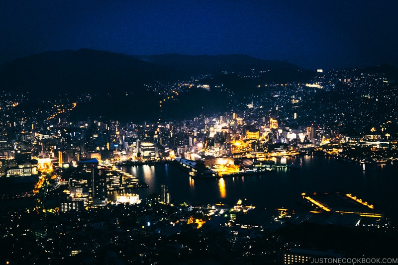 Nagasaki night view from Mt. Inasayama Observatory