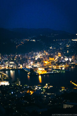 Nagasaki night view from Mt. Inasayama Observatory