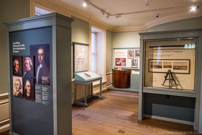 exhibition inside Old State House